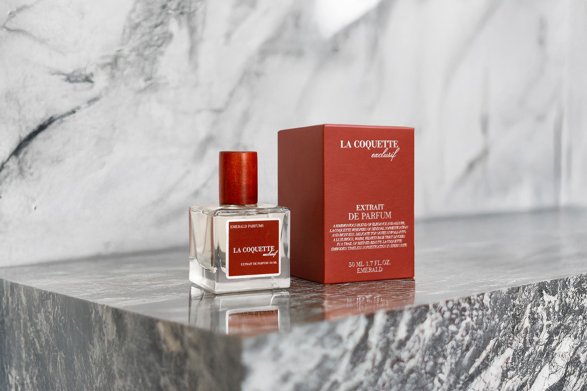Naujiena! EMERALD nišiniai kvepalai LA COQUETTE extrait de parfum 50ml, Feromoniniai kvepalai
